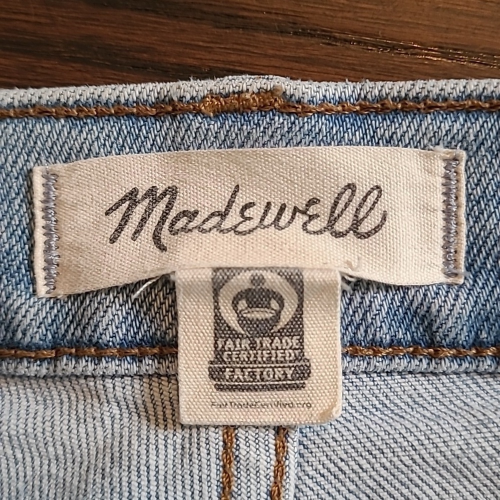Madewell The Perfect Vintage Jean High-rise Distressed Light Wash Wmns 29 Casual - Picture 9 of 16